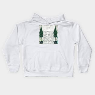 Jane Austen Northanger Abbey Collage Kids Hoodie